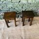 Paire de tables de chevet minimalistes
