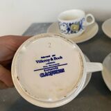 6 Villeroy and Boch cups