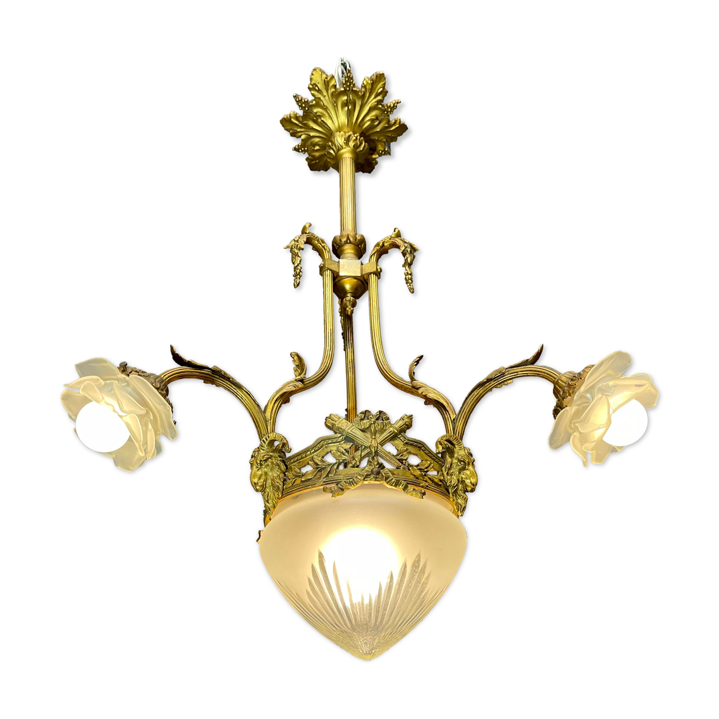 Bronze chandelier Napoleon III period very good condition