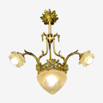 Bronze chandelier Napoleon III period very good condition