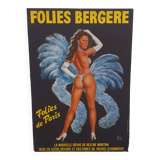 Poster for the Folies Bergère from 1974 illustrated by Aslan