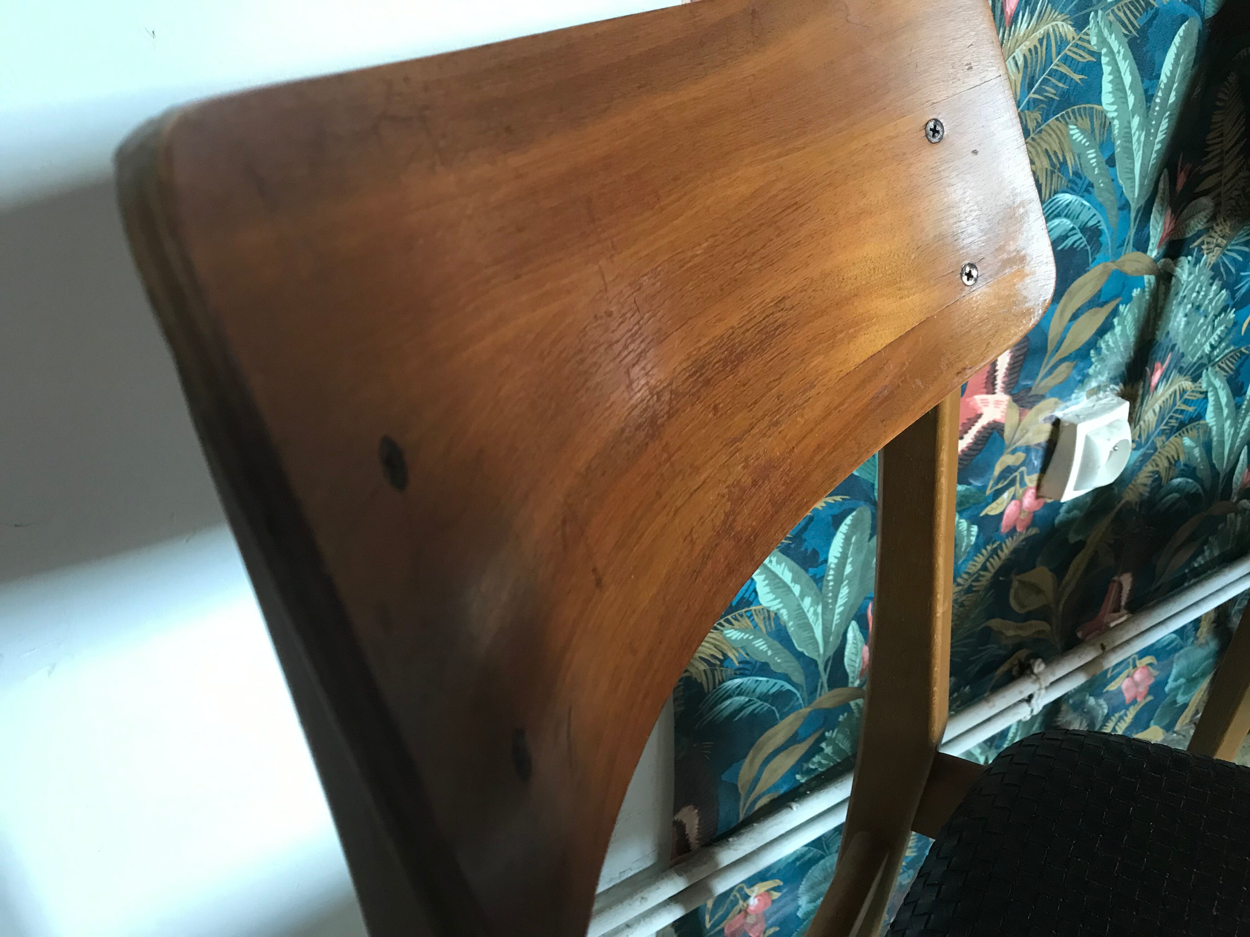 Pair of vintage Scandinavian chairs 1960's