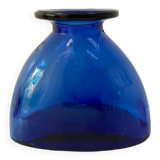 Vintage cobalt blue glass vase
