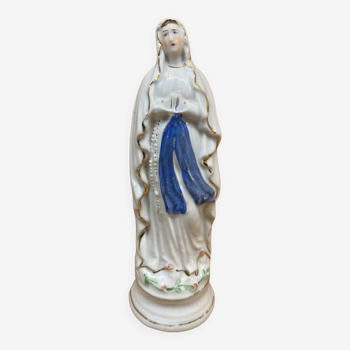 Sainte vierge priant en porcelaine