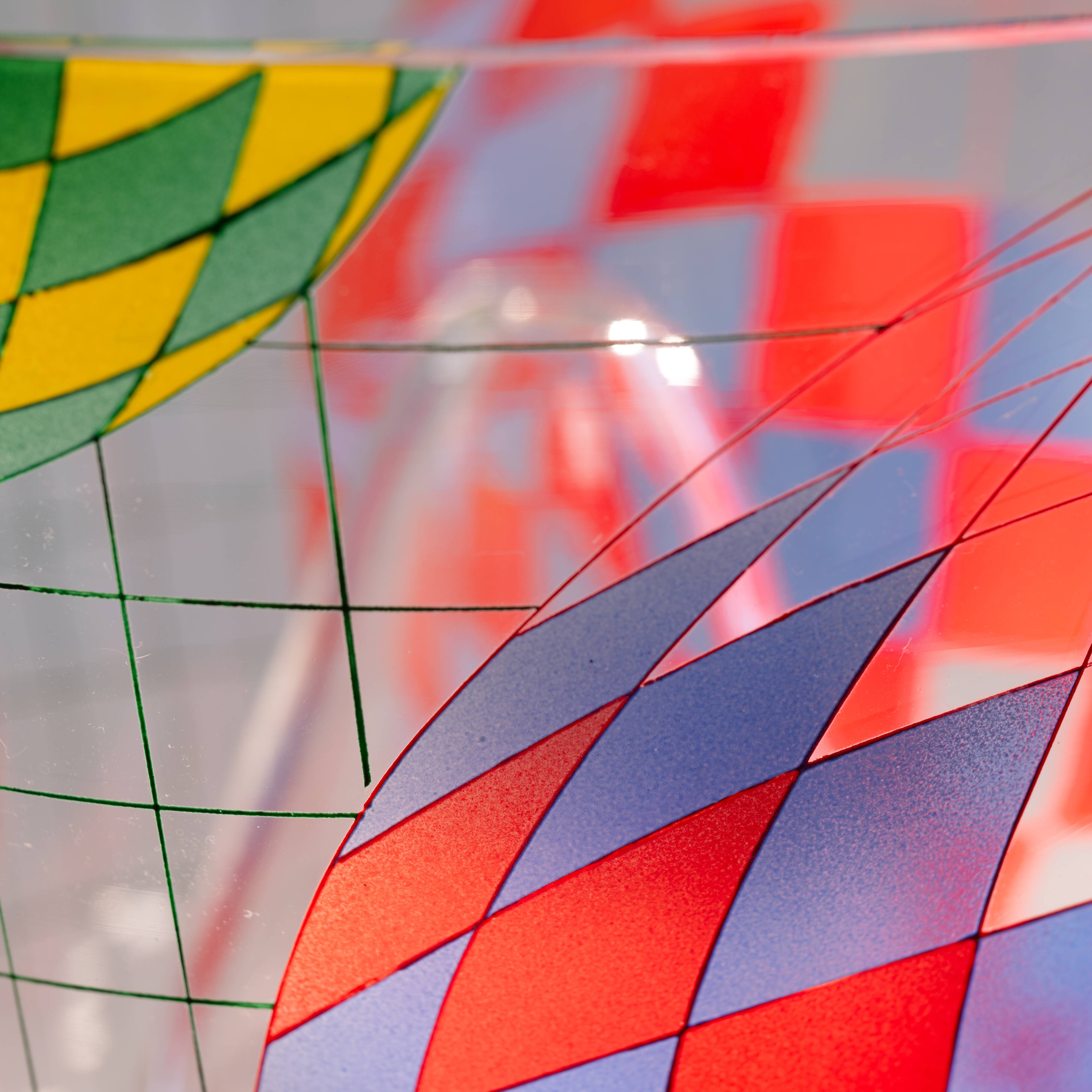 art glass object vase