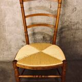 Chaise ancienne dite « coin du feu ou nourrice »
