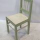 Chaise Art Déco vintage, style de design minimaliste, bois "de stijl"