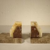 Art deco marble bookends