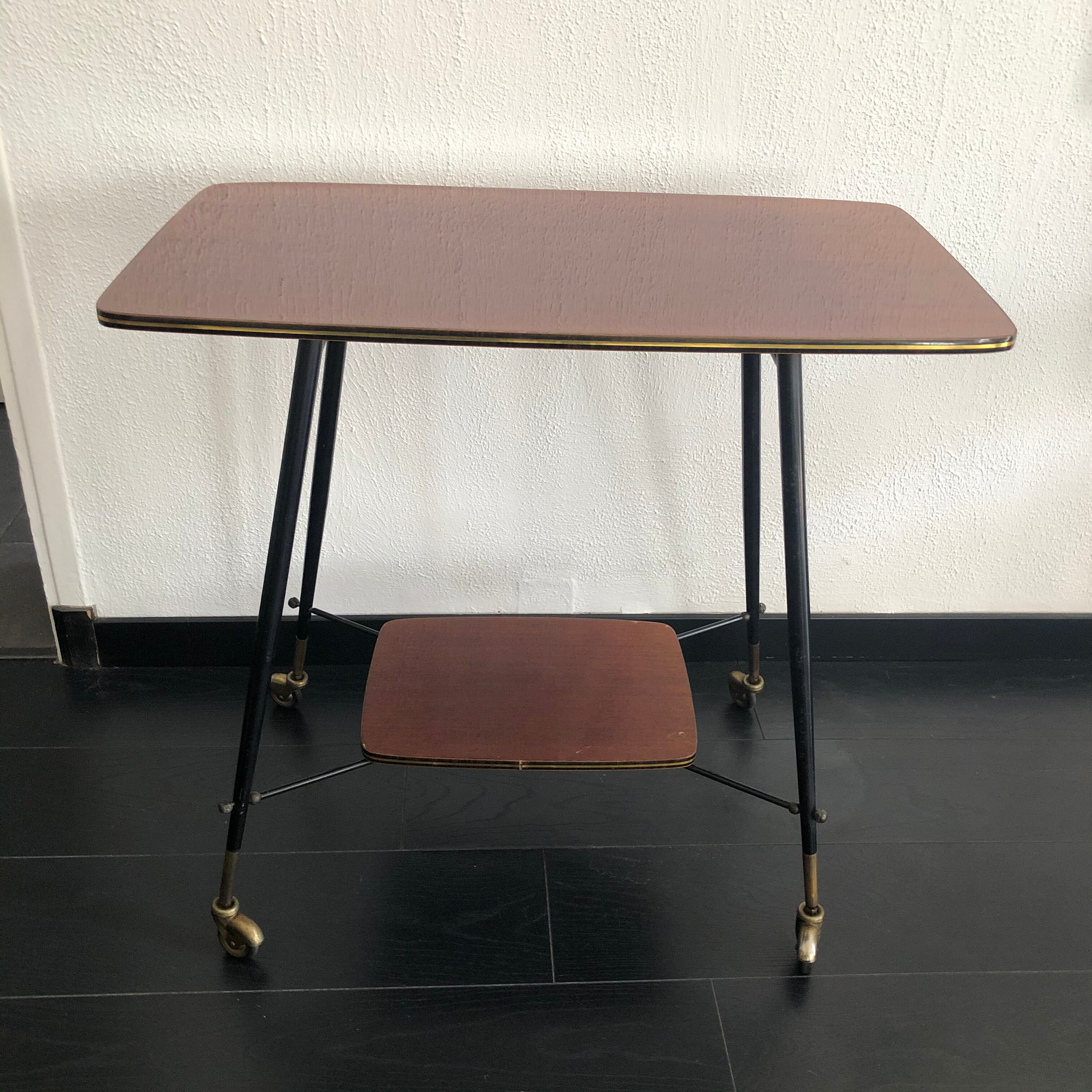 Meuble télévision vintage 1960 mélaminé