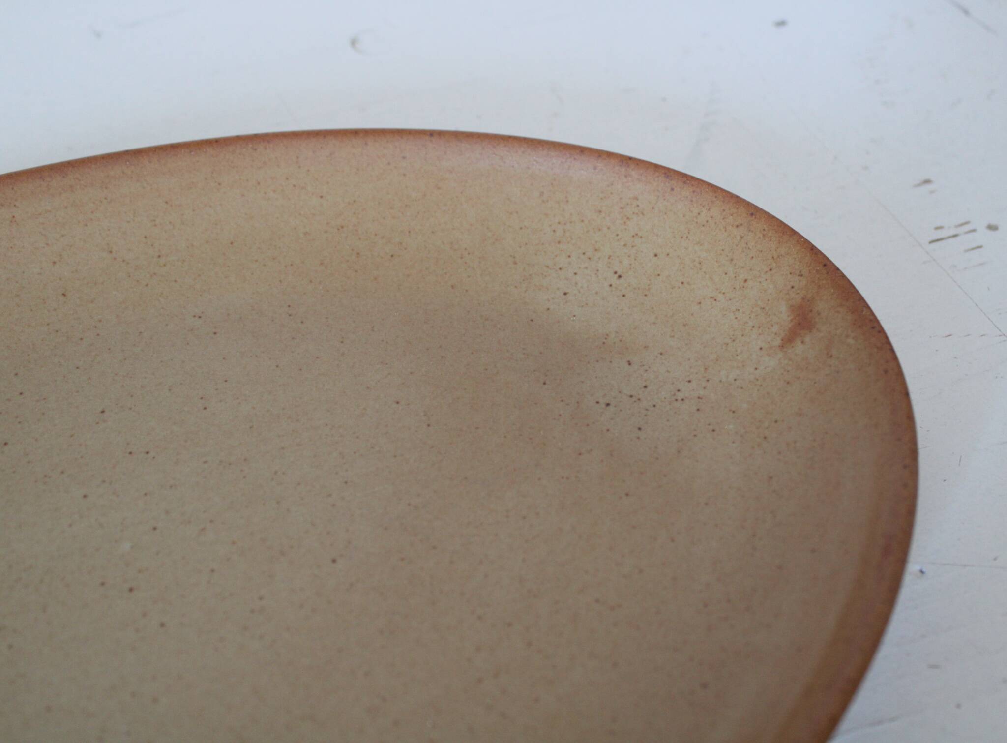 Oval dish, Stoneware Village