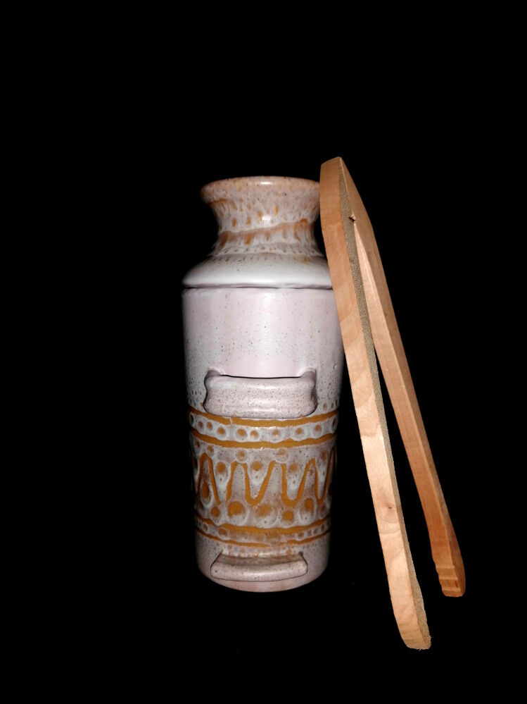 Ceramic pickle pot signed by Jean Austruy (1926-2012) St-Marcelin.