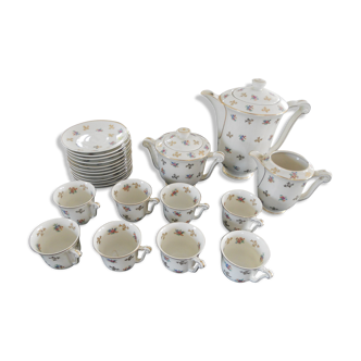 Limoges porcelain shabby chic coffee service
