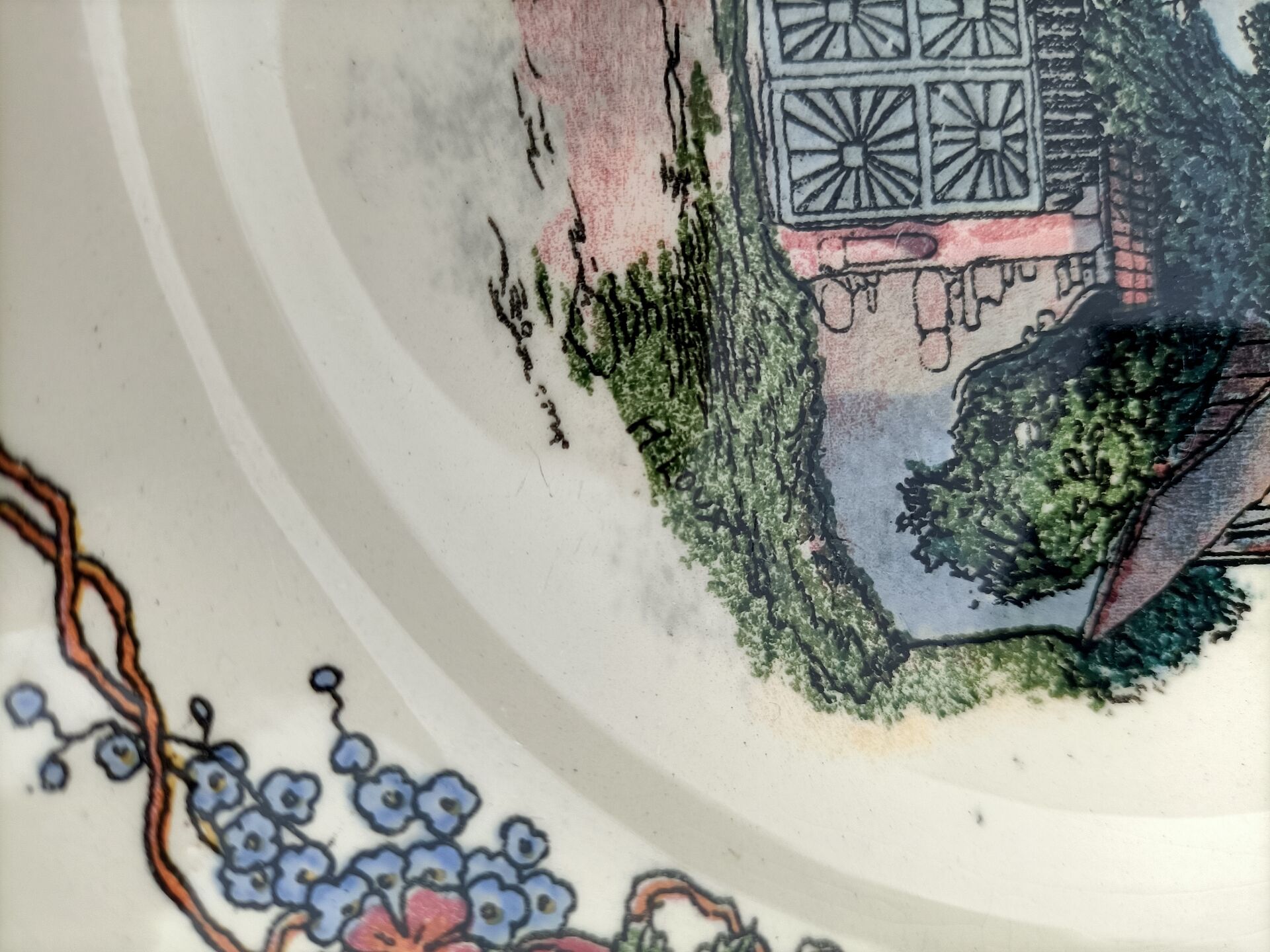 Digoin Sarreguemines plates