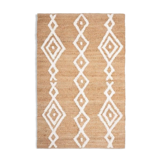 Carpet in jute berber motifs 120x170 cm