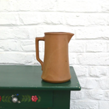 Minimalist stoneware pitcher