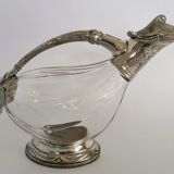 Manoir pewter duck wine carafe