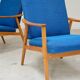 Pair of blue armchairs by Jiri Jiroutek for Interier Praha, 1960