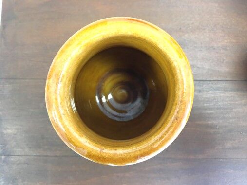 Terracotta pot signed Biot