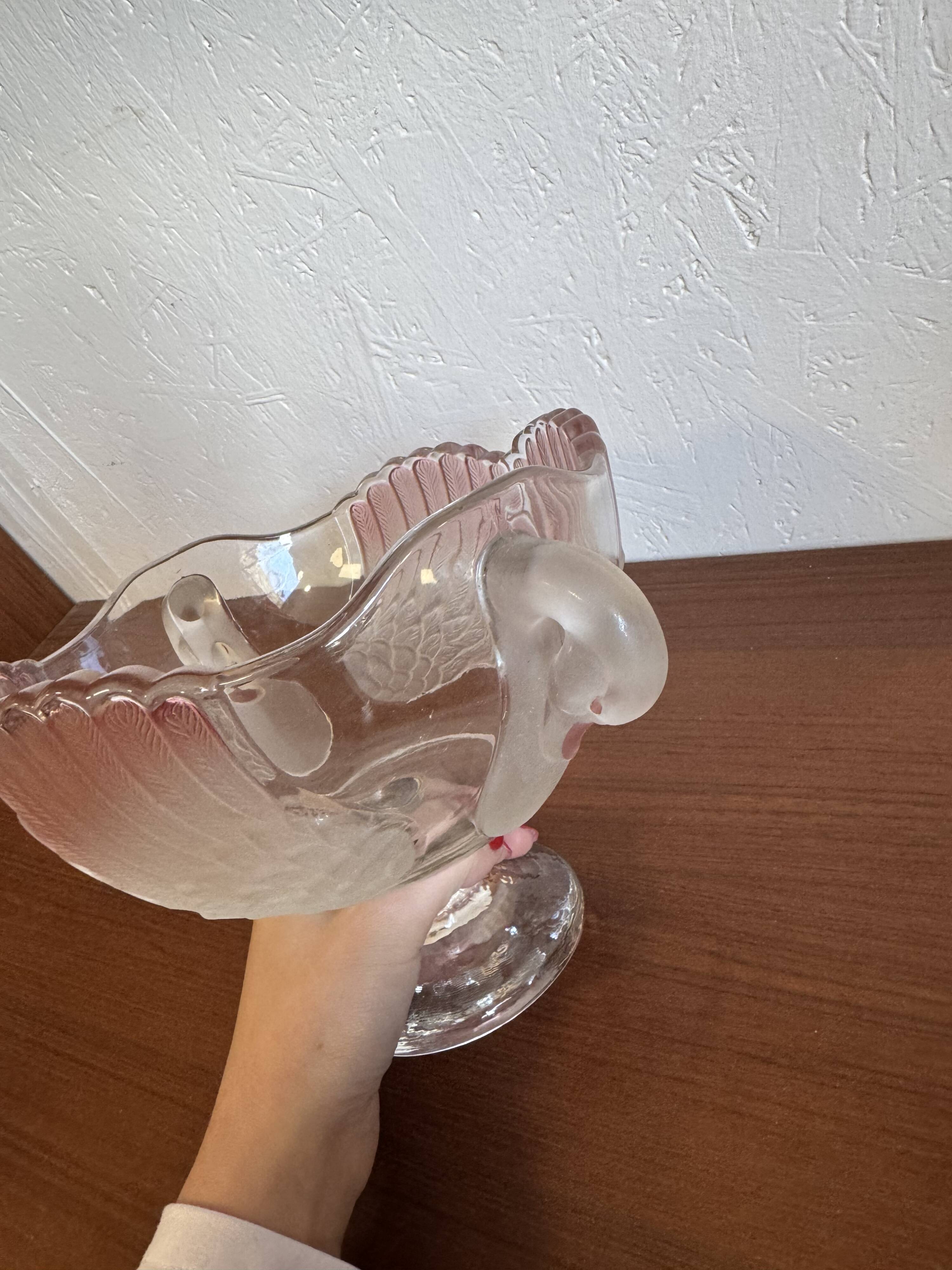 Crystal fruit bowl