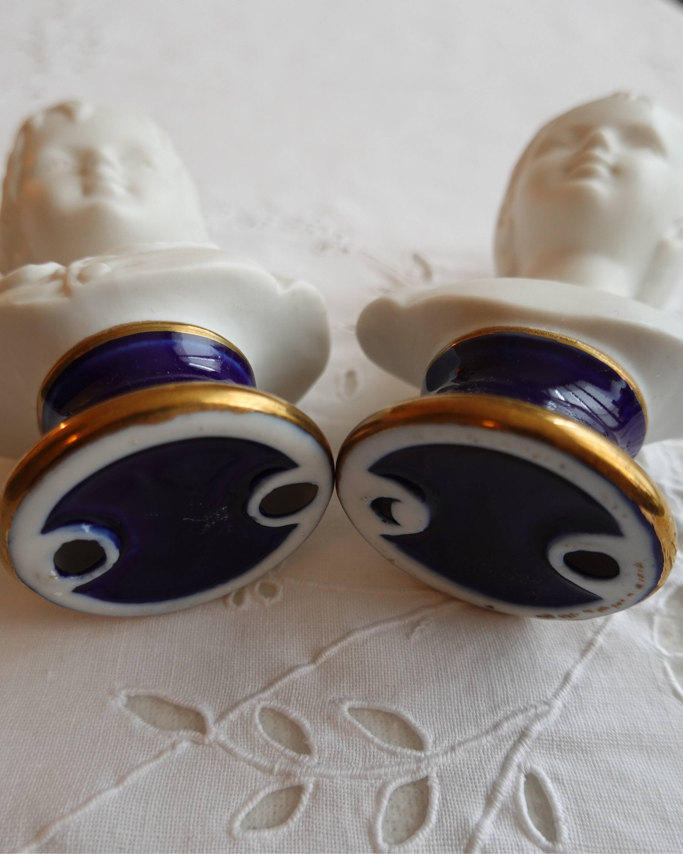 Pair of children's busts