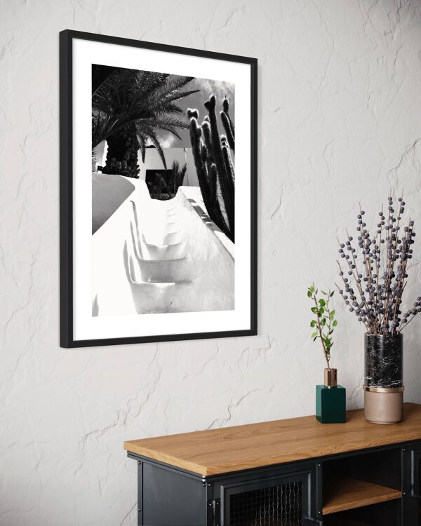 Photographie d'art numérique - ''The white staircase