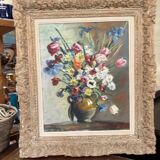 Oil on canvas still life signed Bellenger.