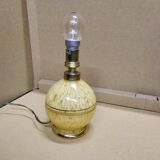 Small glass lamp of Clichy art deco