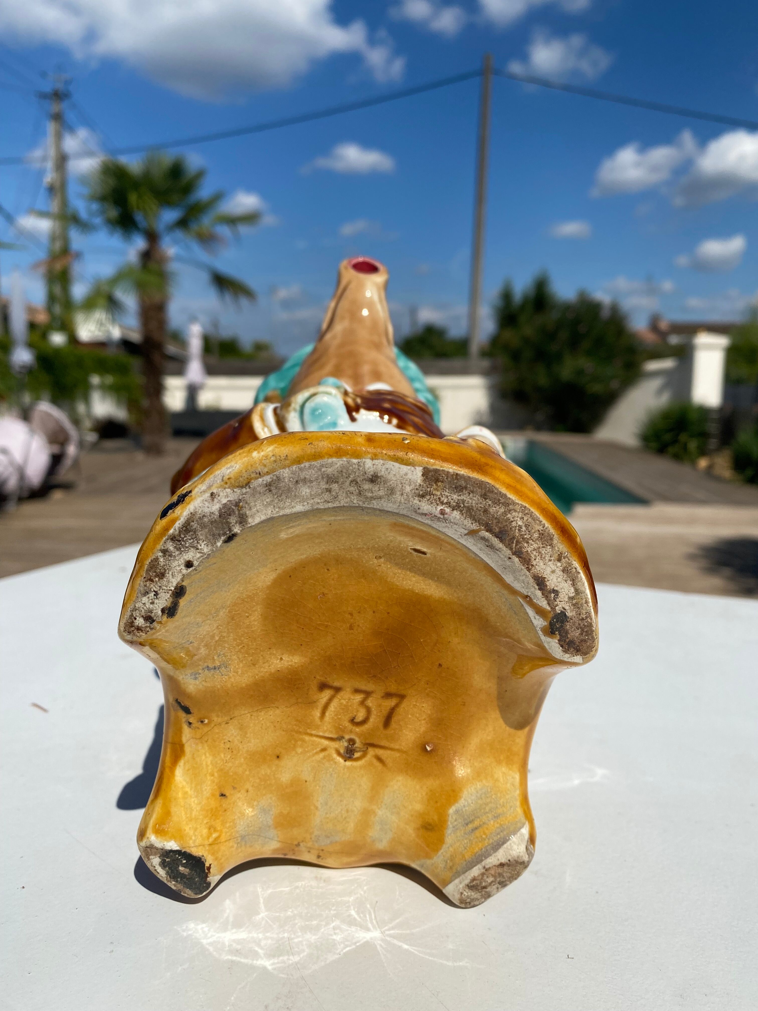 Pig pitcher in slurry