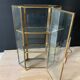 Glass and brass showcase