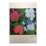 1980s Andy Warhol "Flowers" Limited Series Lithograph - Leo Castelli - New