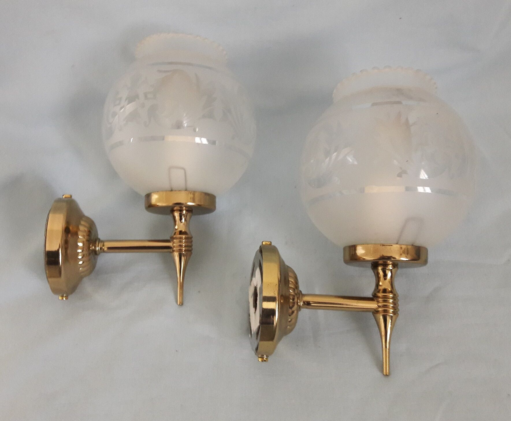 Pair of wall lamps