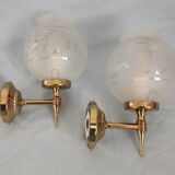 Pair of wall lamps