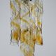 Pair of vintage Torciglione Murano glass chandelier by Mazzega. Italy 1970s