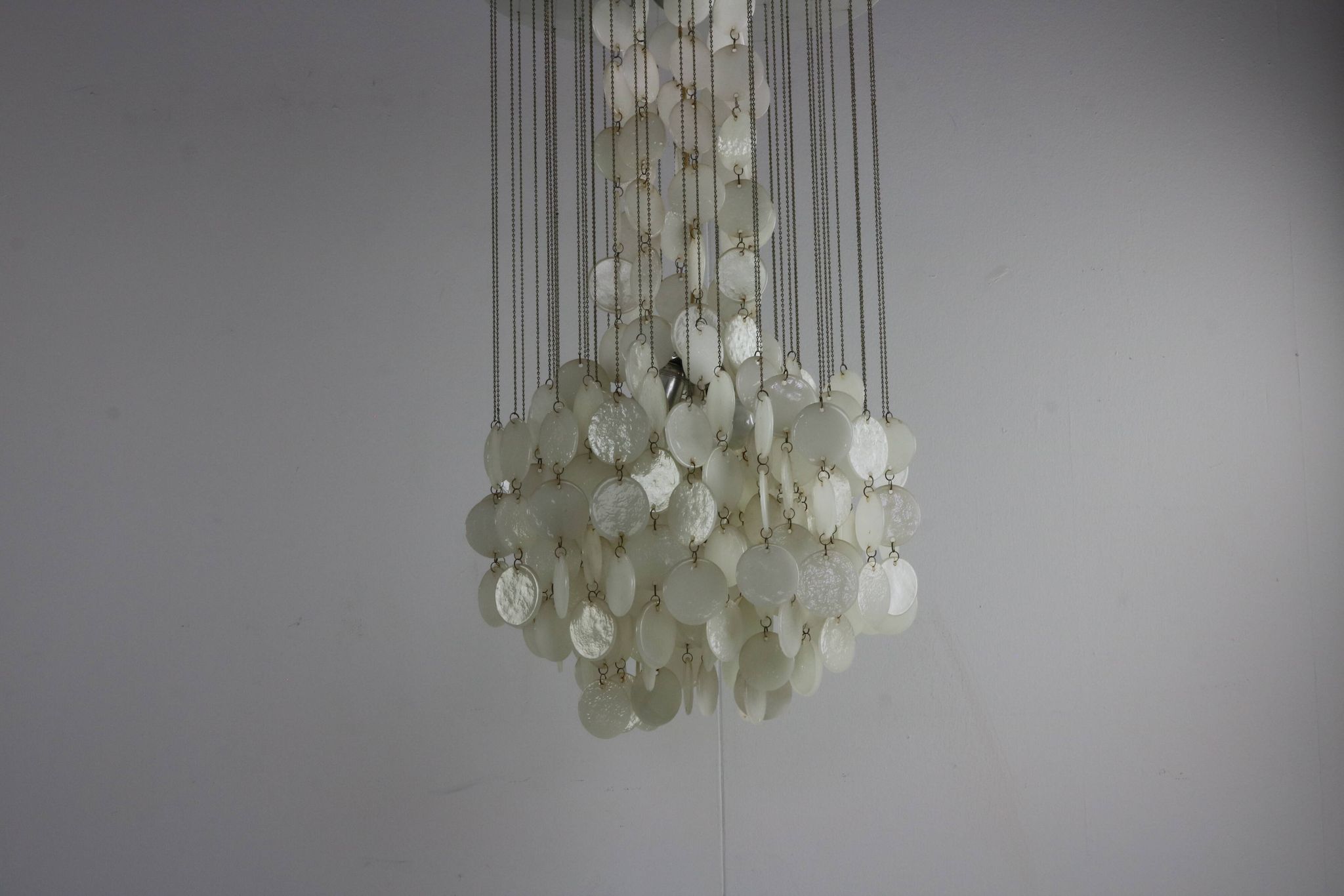 Lustre en pastilles de céramique, années 60
