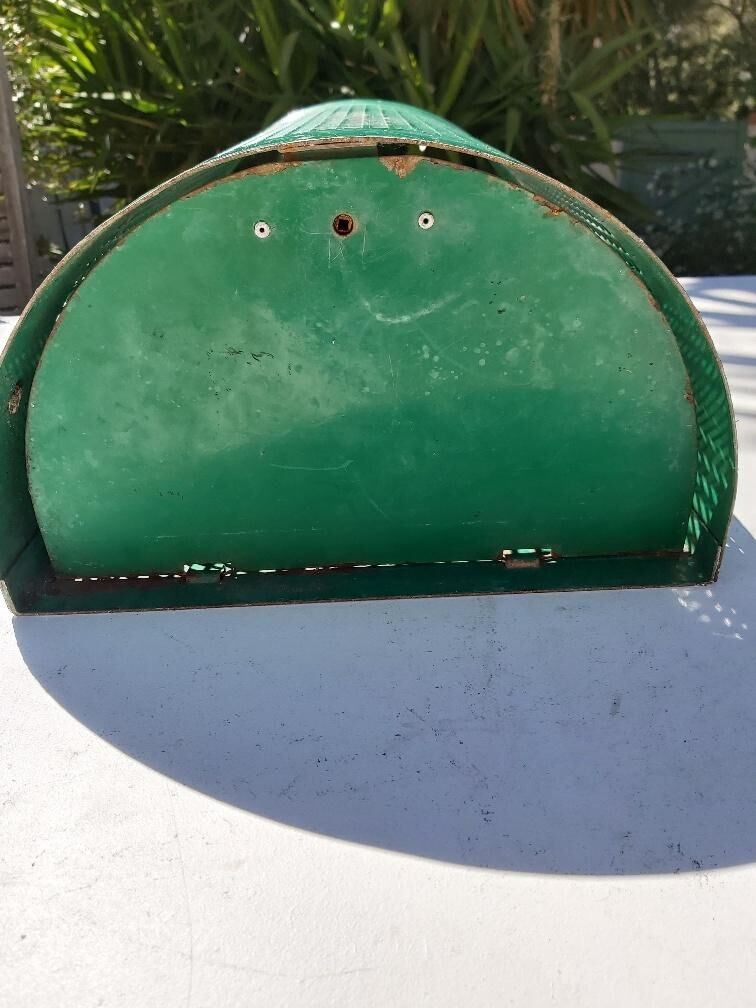 Public metal garden bin