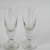 Set of 3 absinthe glasses, early 20th century