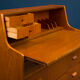 Vintage Danish Teak Secretaire 1960s