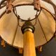 Lampe en rotin Louis Sognot 1950