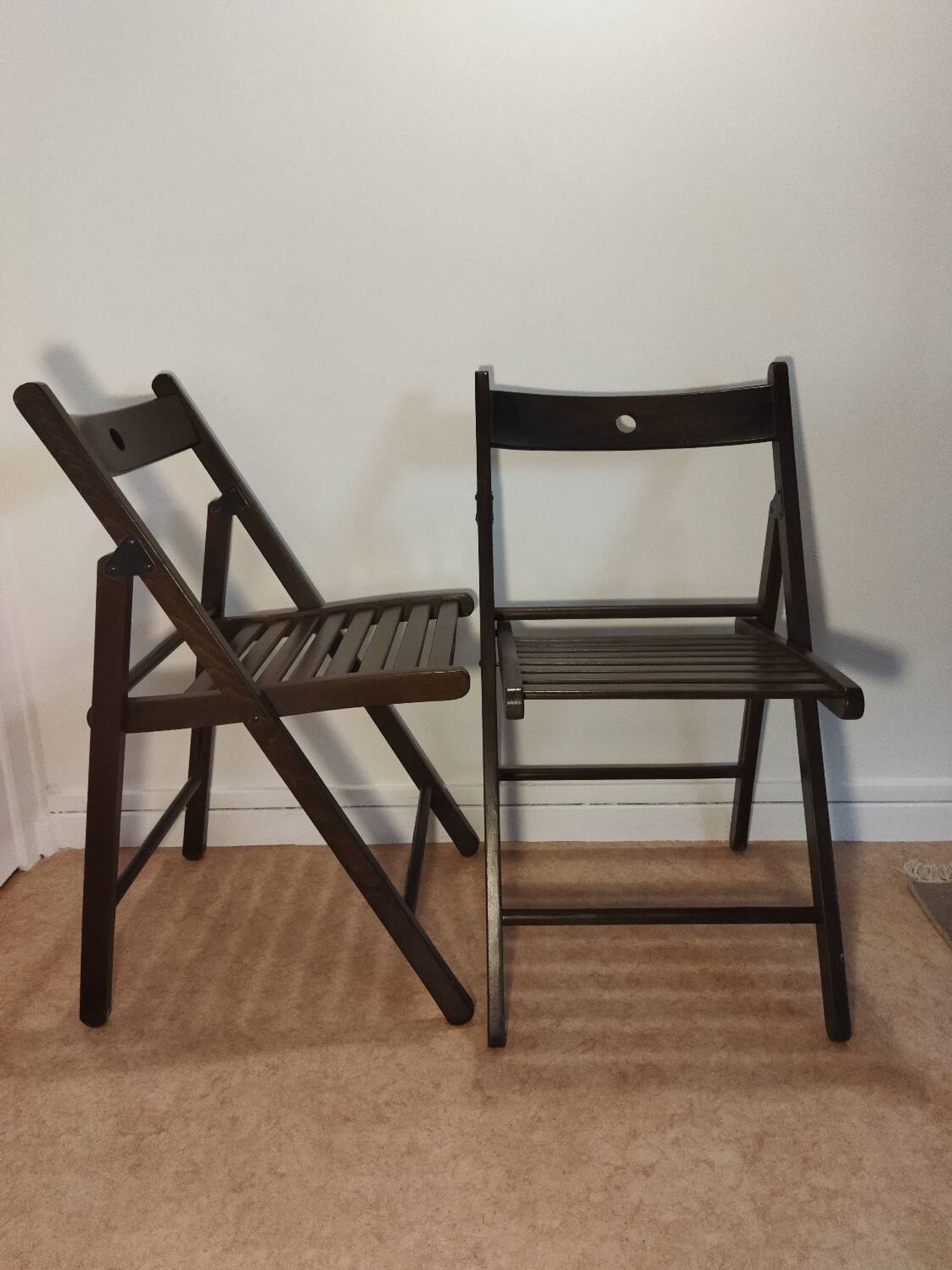 Pair of folding chairs