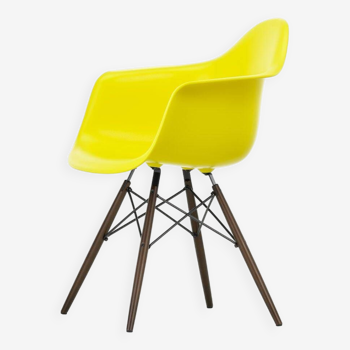 Eames fauteuil DAW Jaune Sunlight / Erable foncé NEUF - Vitra