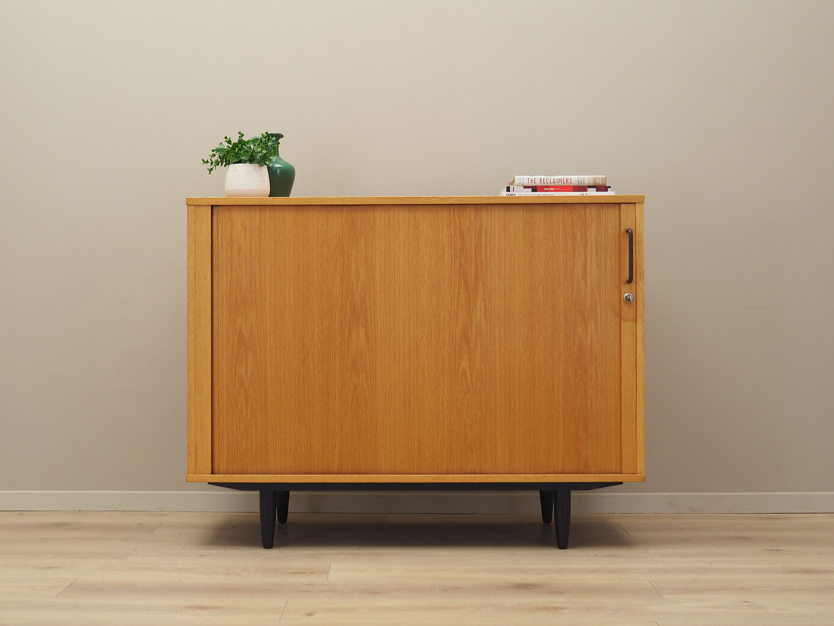 Ash cabinet, Danish design, 1970s, manufactured by Labofa Møbler