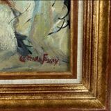 Louise-Jeanne Cottard Fossey. Oil on canvas, framed