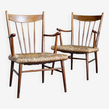 Pair of Scandinavian armchairs