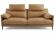 Leather two-seater sofa