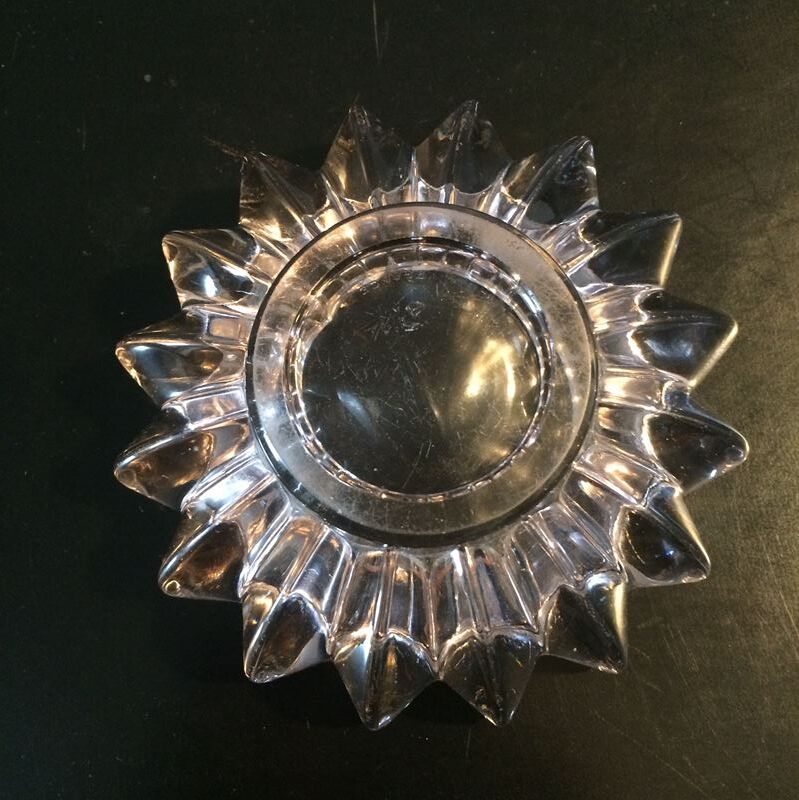 Crystal Art Deco ashtray