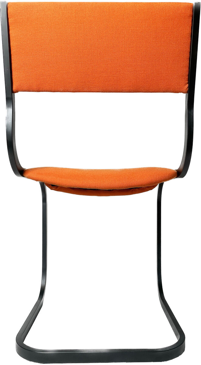 2 retro chairs with sled legs - vintage
