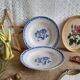 Set of two hollow plates Sarreguemines Canebiere vintage