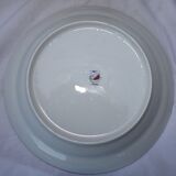 10 Hollow plates wheat pattern - gold edged - pl -porcelain vintage
