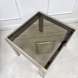 Table basse en verre fumé