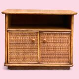 Oak rattan and woven wicker furniture 1980